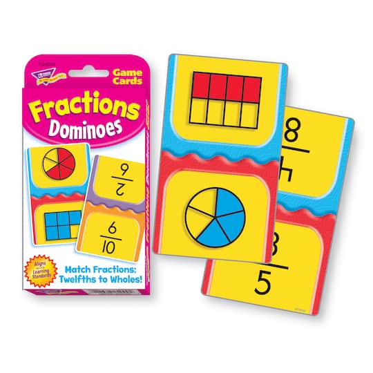 Fractions Dominoes Challenge Cards&#xAE; 12 Sets